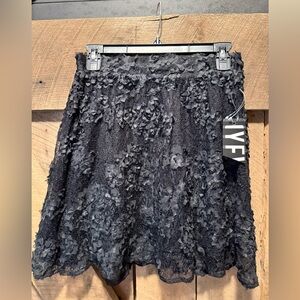 Hyfve Black Lace Women's Skirt